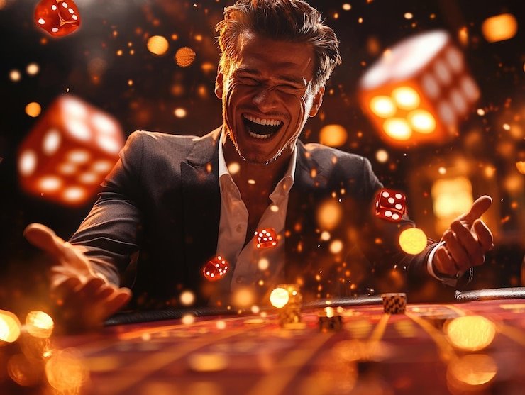 Filipino player reviewing betpk44 sports and casino categories on smartphone